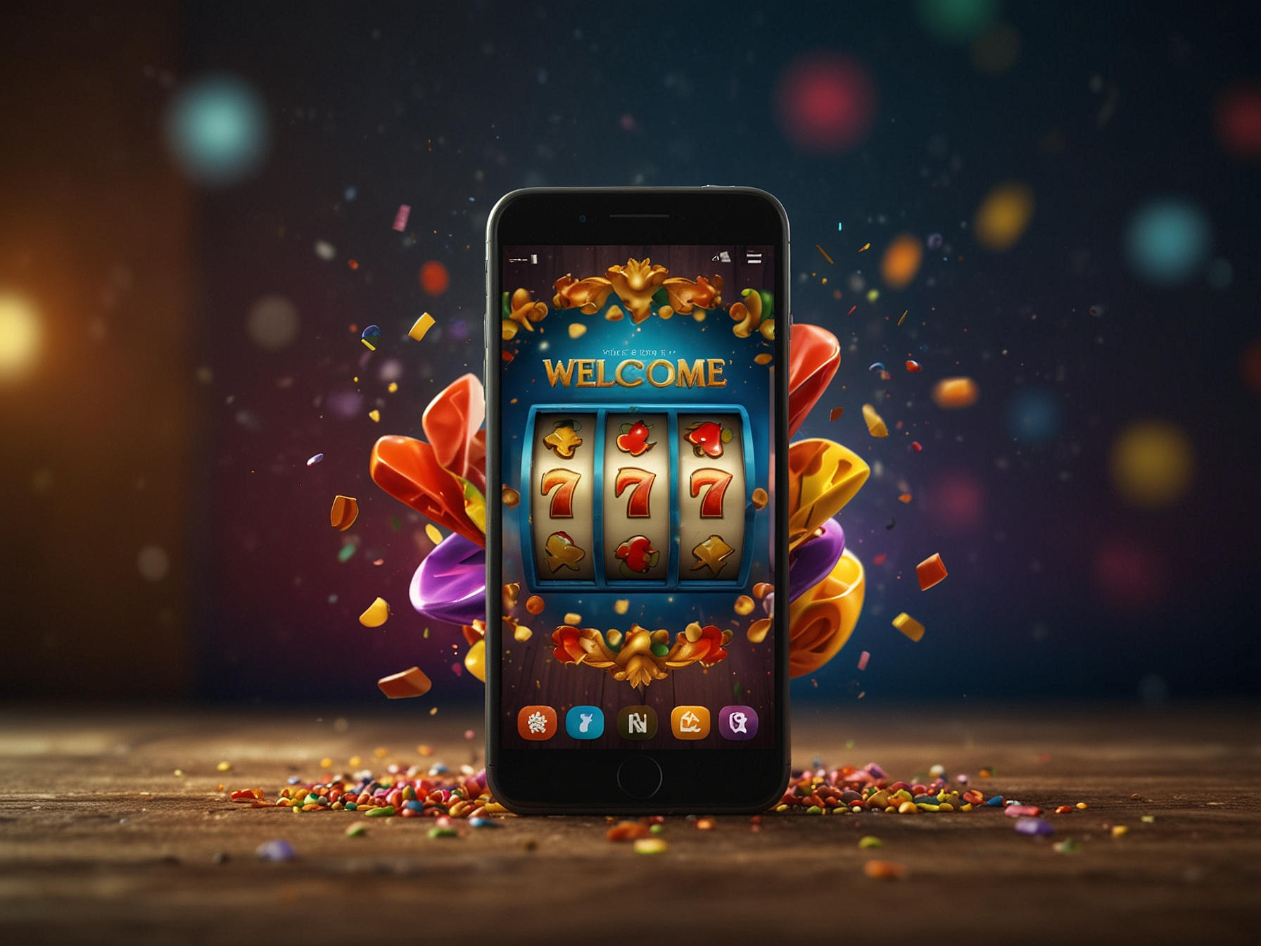 Grafika bonusu powitalnego Vibe Kasyno