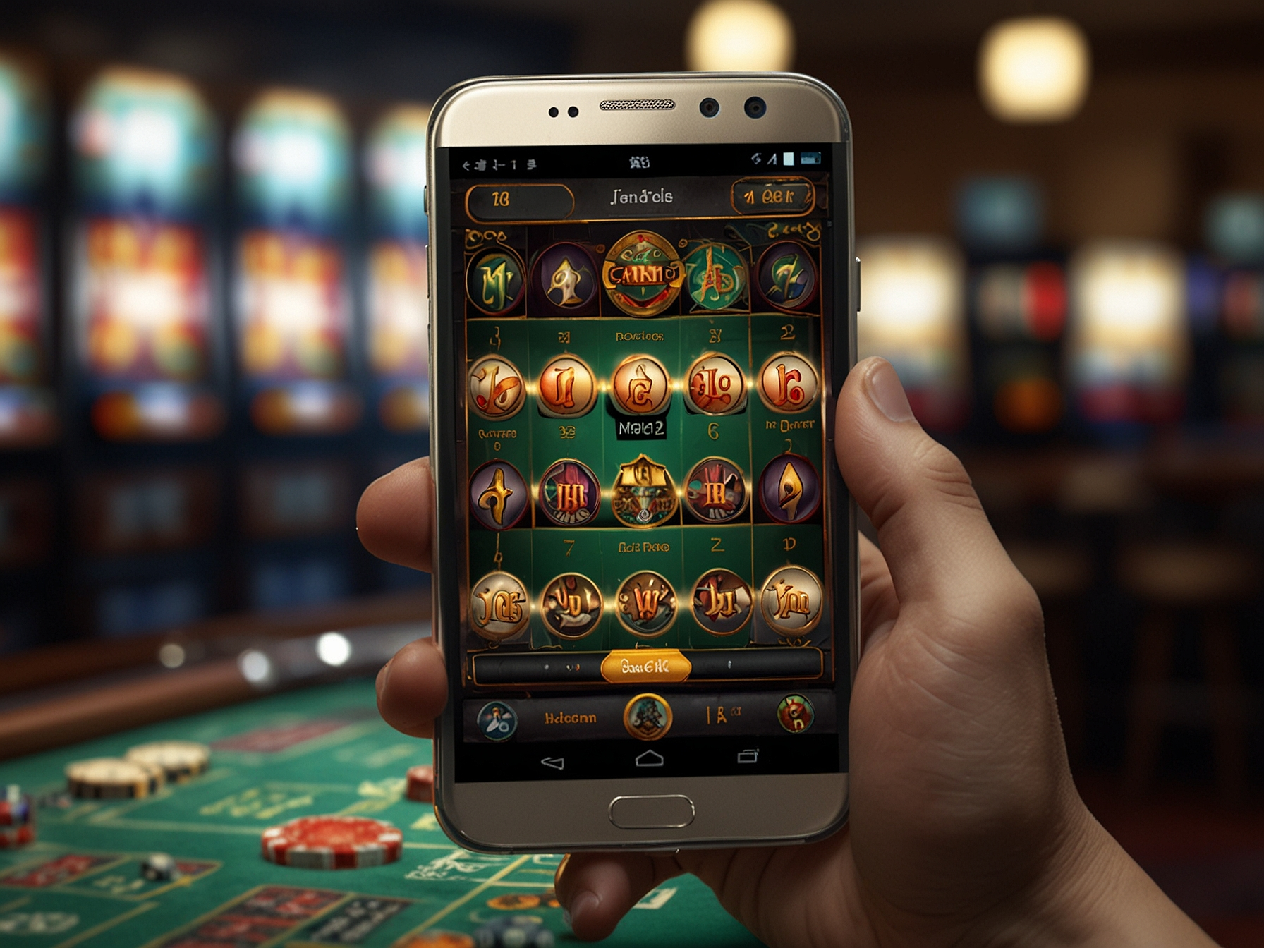 Podgląd gier na urządzeniu mobilnym